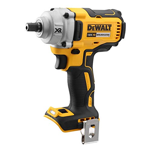 DEWALT DCF894NT-XJ DCF894NT-XJ-Llave Impacto sin escobillas XR 18V 1/2" Par Medio 450Nm sin Cargador/batería con maletín TSTAK II, 18 V, Schwarz/Gelb