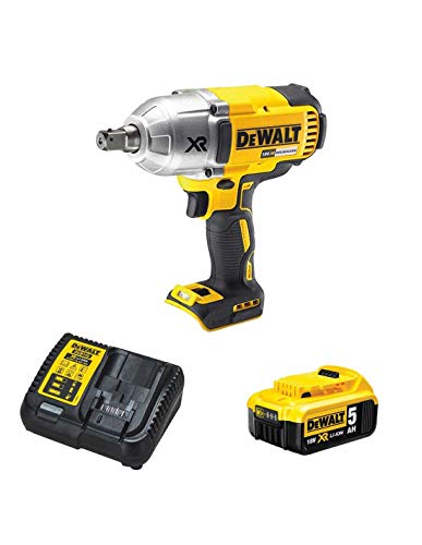 DeWalt DCF899P1-SK DCF899 - Atornillador de impacto (1 batería de 5,0 Ah, cargador DCB115, caja de cartón)