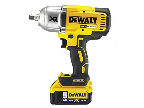 Dewalt DCF899P2-GB - Atornillador de percusión (950 Nm, incluye 2 baterías de ion de litio de 18 V y 5 Ah, incluye maletín)