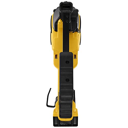 DeWalt DCFS950P2-QW DCFS950P2-QW-Grapadora de Cercas sin escobillas XR 18V con 2 baterías Li-Ion 5Ah para Grapas galvanizadas G12 de 3,7mm diámetro y 50mm Largo. Incluye maletín, 90 W, 18 V, Amarillo