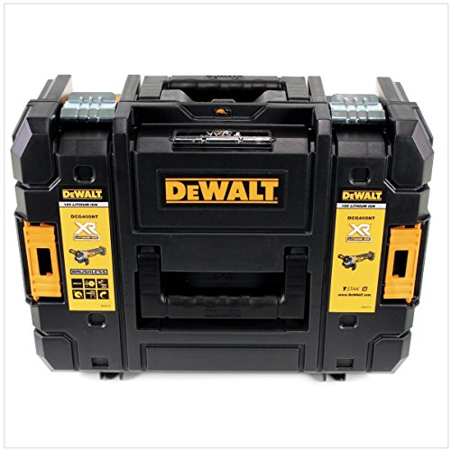 DeWalt DCG 405 NT - Amoladora angular inalámbrica (18 V, 125 mm, sin escobillas, incluye batería de 2 Ah, sin cargador)