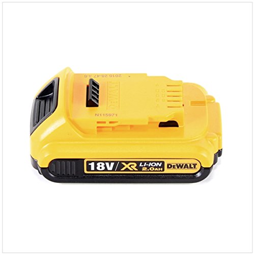 DeWalt DCG 405 NT - Amoladora angular inalámbrica (18 V, 125 mm, sin escobillas, incluye batería de 2 Ah, sin cargador)