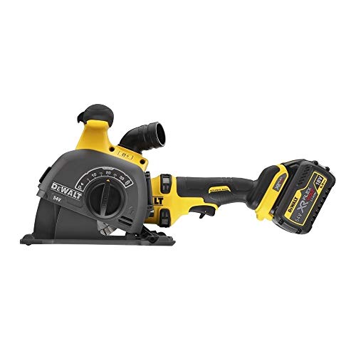 DEWALT DCG200T2-QW - Rozadora sin escobillas XR FLEXVOLT 54V con 2 Discos Diamante Ø125mm con 2 baterías 54V/18V Li-Ion 6Ah con maletín TSTAK Vi