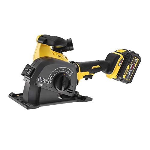 DEWALT DCG200T2-QW - Rozadora sin escobillas XR FLEXVOLT 54V con 2 Discos Diamante Ø125mm con 2 baterías 54V/18V Li-Ion 6Ah con maletín TSTAK Vi