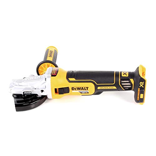 DeWalt DCG405FN-XJ DEWDCG405NF DCG405FN XR Amoladora de Cabeza Plana sin escobillas, 125 mm, Unidad de 18 V Bare Unit