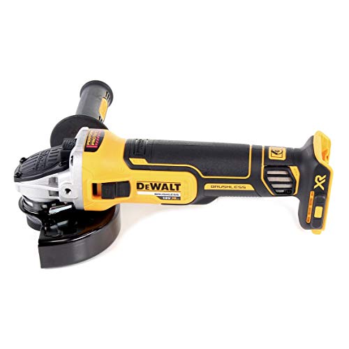 DeWalt DCG405N - Amoladora angular para 125 mm, 18 V XR, sin disco ni batería, en caja de cartón