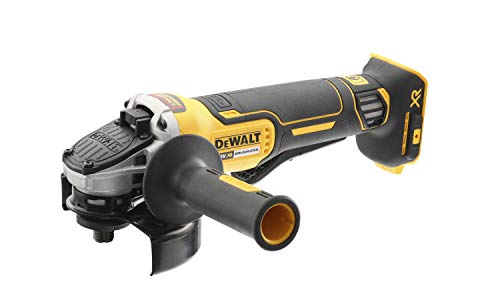 Dewalt DCG406NT-XJ Amoladora angular inalámbrica sin batería y cargador, 18 V, Negro/Amarillo, 125 mm