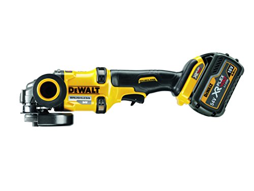 Dewalt DCG414NT-XJ Mini-Amoladora sin escobillas XR Flexvolt 54V 125 mm Electrónica, 0 W, 54 V, Negro y amarillo, Size