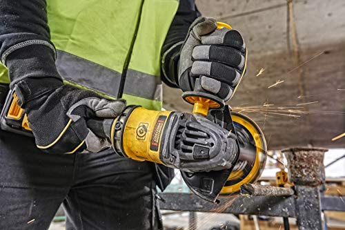 Dewalt DCG414T2-QW - Mini-Amoladora sin escobillas, 54 V, Negro-Amarillo