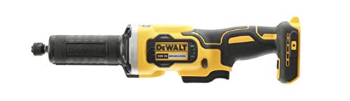 DEWALT DCG426N-XJ DCG426N-XJ-Amoladora Recta sin escobillas XR 18V Portafresas 6mm, Velocidad Variable 32.000 RPM sin Cargador/batería, 18 V