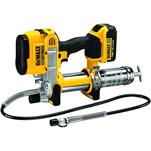 Dewalt DCGG571M1-QW Pistola engrasadora XR 18V con 1 batería Li-Ion 4, 400 W, Multicolor