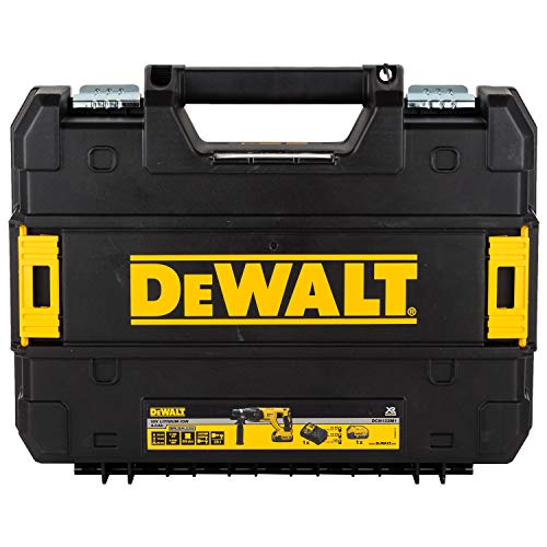 DEWALT DCH133M1-QW - Martillo Electroneumático sin escobillas XR 18V SDS-Plus 2,6J 3 Modos con 1 batería Li-Ion 4,0Ah y maletín TSTAK