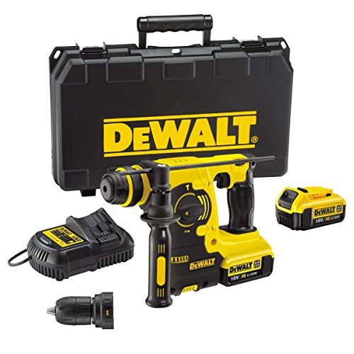 DeWalt DCH254M2-QW - Martillo combinado de batería (18,0 V, 4,0 Ah, ion litio)