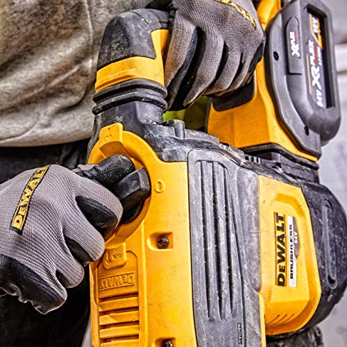 DEWALT DCH733N-XJ DCH733N-XJ-Martillo Electroneumático sin escobillas XR FLEXVOLT 54V SDS-MAX 8kg 48mm 13,3J 3 Modos sin Cargador/batería con maletín, 54 V, Schwarz/Gelb, Size