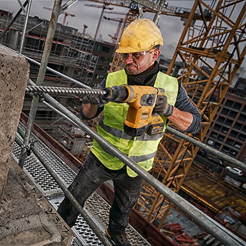 DEWALT DCH733X2-QW DCH733X2-QW-Martillo Electroneumático sin escobillas XR FLEXVOLT 54V SDS-MAX 8kg 48mm 13,3J 3 Modos con 2 baterías 54V/18V Li-Ion 9,0Ah y maletín