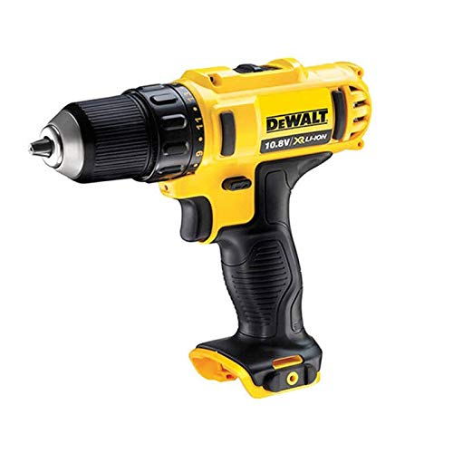 Dewalt DCK211D2T-QW DCK211D2T-QW-KIT 10,8V = Taladro Atornillador Impacto XR + Organizador TSTAK V con 2 baterías Li-Ion 2,0Ah, 1840 W, 10.8 V, Negro/Amarillo