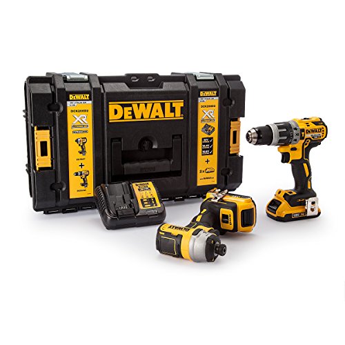 Dewalt DCK266D2-GB - 18v kit de taladro sin escobillas y el impacto combi controlador xr