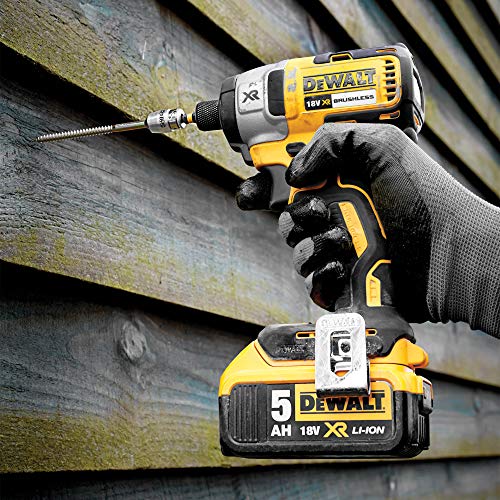 DeWalt DCK266P2-QW - Kit XR con taladro percutor a bateria DCD796, atornillador de impacto DCF887, 2 baterías Li-Ion 5, 0 Ah y organizador DS150