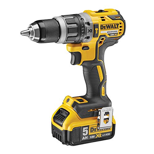 DeWalt DCK266P2-QW - Kit XR con taladro percutor a bateria DCD796, atornillador de impacto DCF887, 2 baterías Li-Ion 5, 0 Ah y organizador DS150