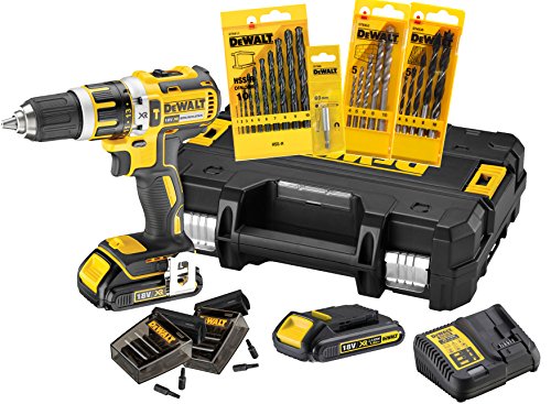 DeWalt DCK795S2T-QW - Set de llave de impacto con accesorios, 18 V / 1,5 Ah + DeWalt DT71572-QZ - Juego de accesorios de herramientas eléctricas