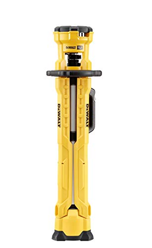 Dewalt DCL079-XJ DCL079-XJ-Foco LED con Trípode XR 18V sin Cargador/batería, 18 V, Amarillo/Negro