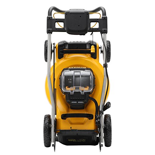 DeWalt DCMW564N-XJ - Cortacésped inalámbrico (2 x 18 V, incluye batería DCB118T2-QW, sin escobillas, 48 cm de ancho de corte, corte y mantillo, incluye cesta de 55 L)