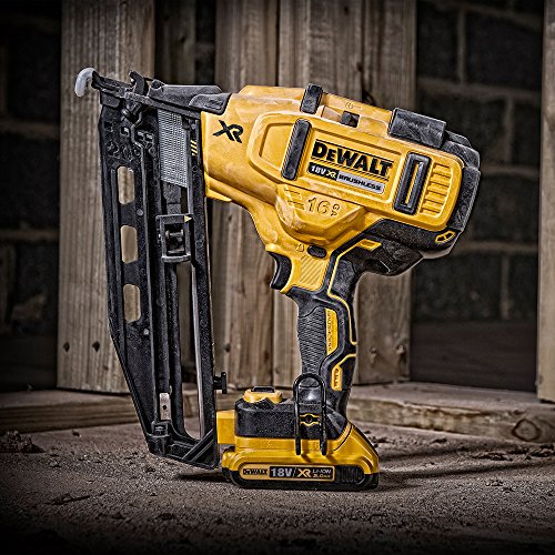 Dewalt DCN660D2-QW Clavadora de Acabado sin escobillas XR 18V con 2 baterías Li-Ion 2, Set de 2 Piezas