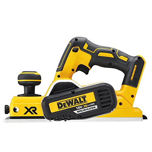 DEWALT DCP580N 18 V XR-Cepillo sin escobillas, iones de litio, color amarillo, Bare Unit, No Battery or Charger