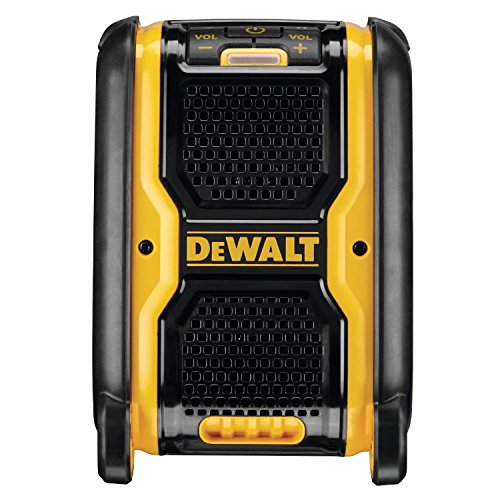 Dewalt DCR006-XJ Altavoz Bluetooth XR para funcionamiento con baterías 10.8V, amarillo