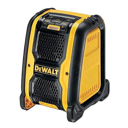 Dewalt DCR006-XJ Altavoz Bluetooth XR para funcionamiento con baterías 10.8V, amarillo