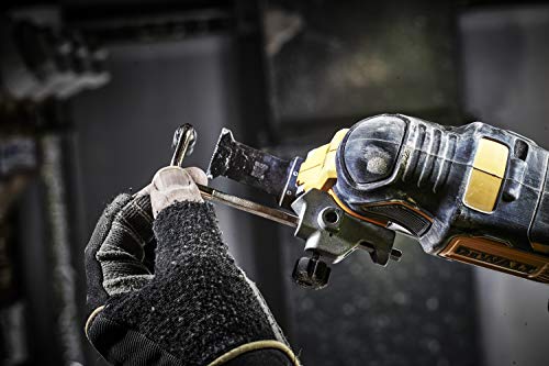 DEWALT DCS356NT-XJ DCS356NT-XJ-Multi-herramienta Oscilante sin escobillas XR 18V sin Cargador/batería con maletín TSTAK II + 29 Accesorios, 18 V, Schwarz/Gelb