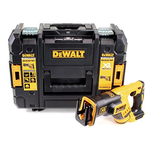 Dewalt DCS367NT-XJ Sierra sable compacta sin escobillas XR 18V sin cargador/batería y maletín TSTAK II