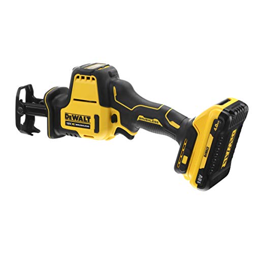 DeWalt DCS369M2-QW DCS369M2-QW-Mini-Sierra Sable XR 18V con 2 baterías Li-Ion 4Ah con maletín