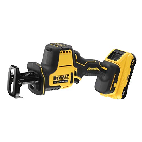 DeWalt DCS369M2-QW DCS369M2-QW-Mini-Sierra Sable XR 18V con 2 baterías Li-Ion 4Ah con maletín