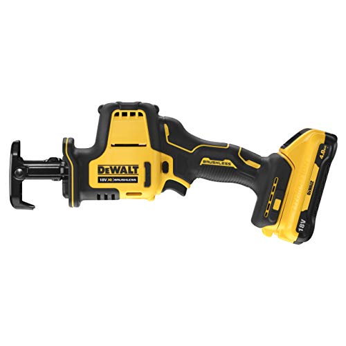 DeWalt DCS369M2-QW DCS369M2-QW-Mini-Sierra Sable XR 18V con 2 baterías Li-Ion 4Ah con maletín