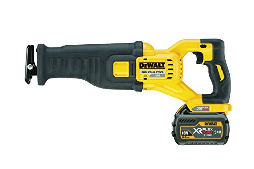 Dewalt DCS388N-XJ Sierra sable sin escobillas XR Flexvolt 54V sin cargador/batería, 0 W, 54 V