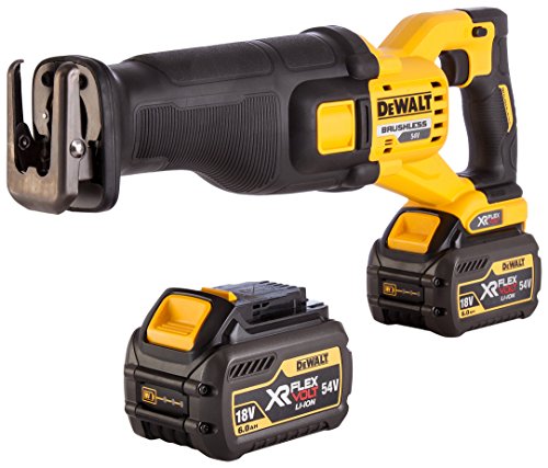 DeWalt DCS388T2-GB TL18913 XR sierra de vaivén con cola, 18 W, 54 V, amarillo/negro, grande, juego de 5 piezas
