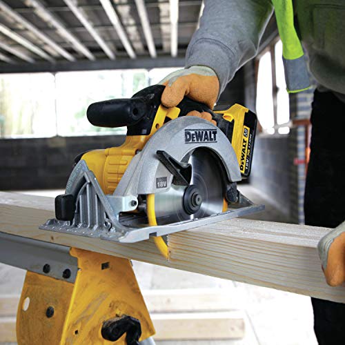 Dewalt DCS391M2-QW Sierra circular XR 18V con 2 baterías Li-Ion 4, 9 W, 18 V