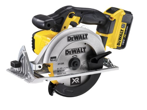 Dewalt DCS391M2-QW Sierra circular XR 18V con 2 baterías Li-Ion 4, 9 W, 18 V