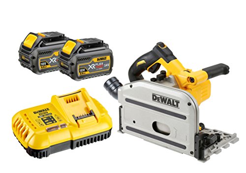 Dewalt DCS520T2-QW Sierra de incisión sin escobillas XR Flexvolt 54V con 2 baterías 54V/18V Li-Ion 6, 0 W, 54 V