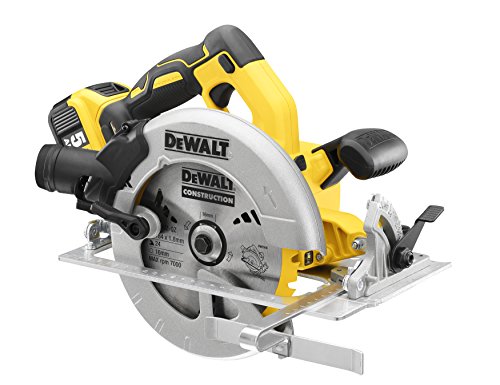 DeWalt dcs570p2 de QW – Sierra circular de mano/sierra circular precisa y potente con hoja de sierra compacta Fácil corte, 1 W, 18 V