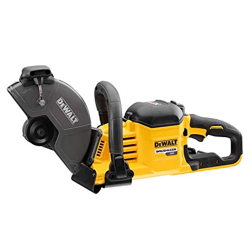 DEWALT DCS690N-XJ DCS690N-XJ-Cortadora de hormigón sin escobillas XR FLEXVOLT 54V Ø230mm sin Cargador/batería, Negro y amarillo, Size