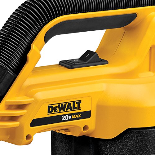 DEWALT DCV517B Baretool 20 V MAX inalámbrico 1/2 galón Wet/Dry Kit de aspiradora portátil (sólo herramienta)