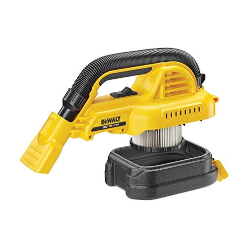 Dewalt DCV517N-XJ Aspirador sólidos y líquidos XR 18V sin cargador/batería, 18 V, Negro, Amarillo