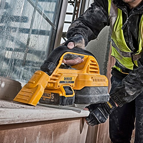 Dewalt DCV517N-XJ Aspirador sólidos y líquidos XR 18V sin cargador/batería, 18 V, Negro, Amarillo