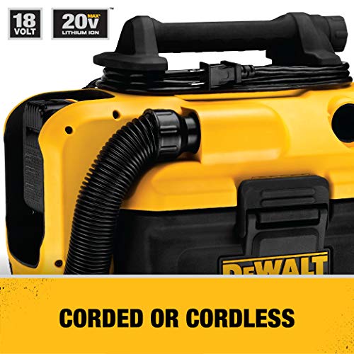 DEWALT DCV581H 18/20-Volt MAX Cordless/Corded Wet-Dry Vacuum