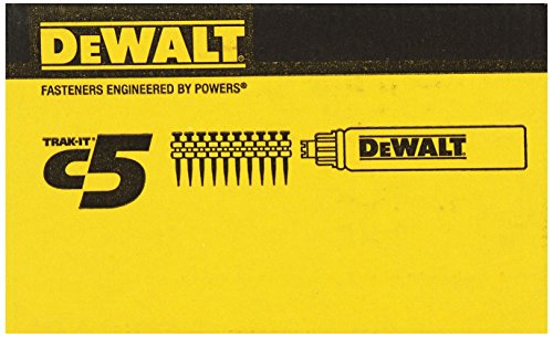 DEWALT DDF6110000 - Clavos 15mm x 2,6 mm para fijación a gas C5 + Carga de Gas (Env. 800 Ud.)