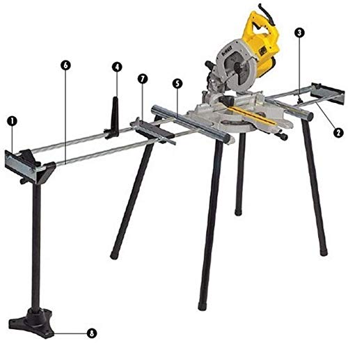 Dewalt DE3495-XJ DE3495-XJ-Base de Apoyo para Material-guía ingletadoras, 0 W, 0 V