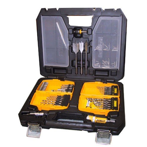 DeWalt DEWDT9296QZ Juego de Brocas y Puntas DT9296-QZ, 90 Piezas en maletín de Accesorios XXL Maxisafe, Set