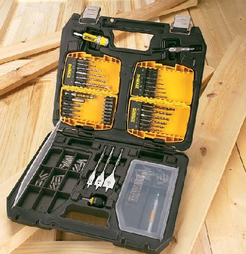 DeWalt DEWDT9296QZ Juego de Brocas y Puntas DT9296-QZ, 90 Piezas en maletín de Accesorios XXL Maxisafe, Set